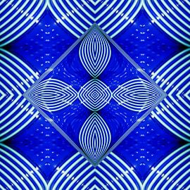 photoGraph 84 (Blue cups 2) by Hans Levendig (lev&dig fotografie)