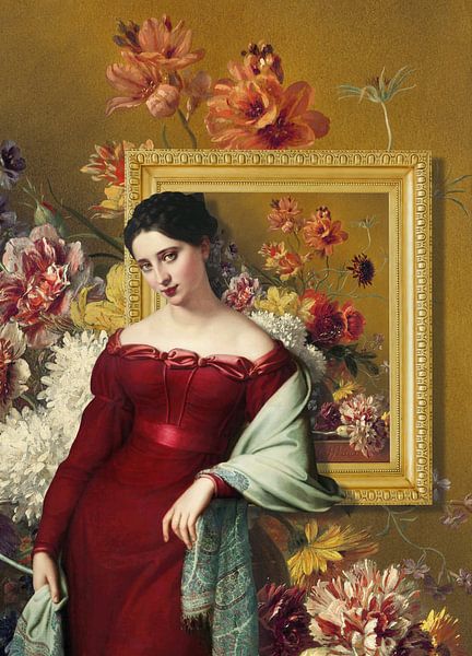Portrait of a Young Lady by Marja van den Hurk