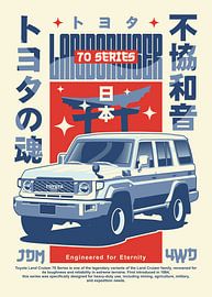 Toyota Land Cruiser der 70er-Serie von Kaminarirace