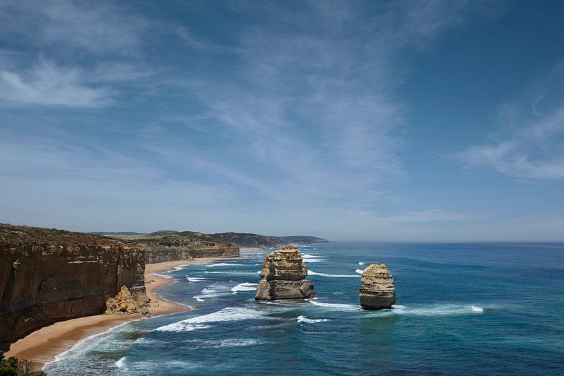 Die Zwölf Apostel sind eine Reihe von Felsen an der Südküste Australiens in der Region von Tjeerd Kruse