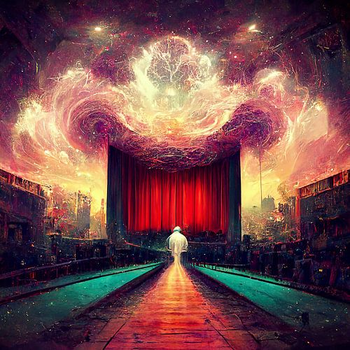 illustratie van de hoge weg