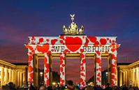 Brandenburger Tor mit besonderer Beleuchtung von Frank Herrmann Miniaturansicht