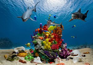 Ocean pollution van Sandra Perquin