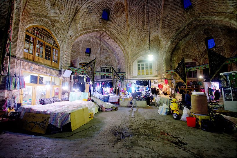 Historic bazaar of Tabriz by Maarten Verhees