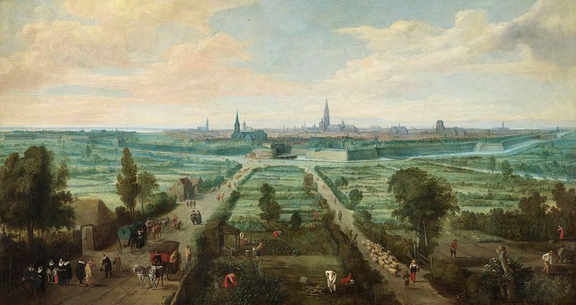 View on Antwerp, Jan Wildens by Masterful Masters