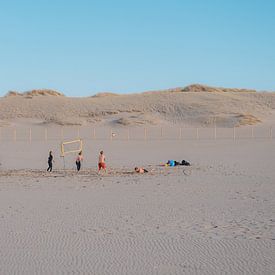 Beachvolleyball met vrienden van Robin Cox