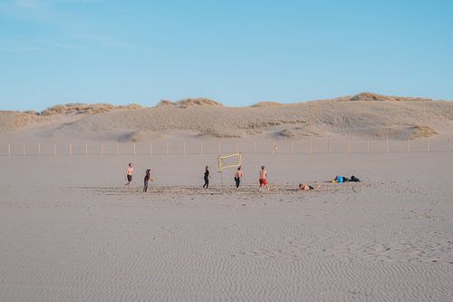 Beachvolleyball met vrienden van Robin Cox