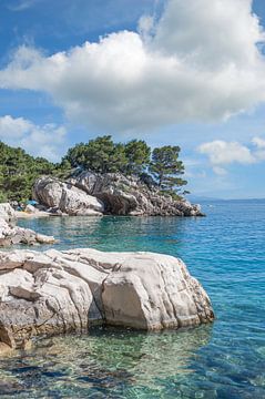 aan de Makarska Riviera in Brela van Peter Eckert