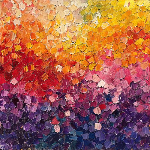 Abstract schilderij Kleurrijk Modern Nr 13