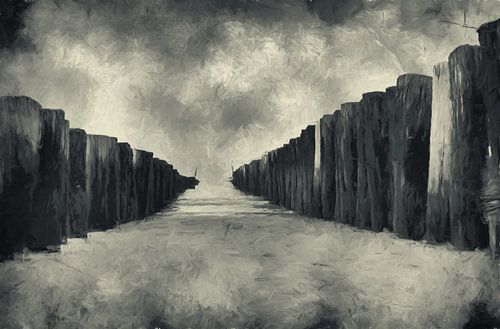 clouds in black&white