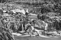 Great Falls Park in Schwarz und Weiß, Virginia von Henk Meijer Photography Miniaturansicht