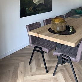 Customer photo: The endangered swan, Jan Asselijn, on canvas