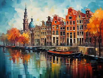 Amsterdamse grachtengordel by PixelPrestige