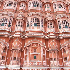De roze stad, Jaipur, India van Irma Grotenhuis