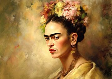 Frida Poster - Frida art print muurkunst portret