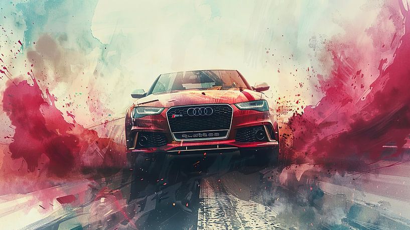 Audi RS6 van PixelPrestige