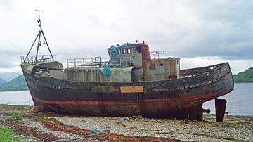 Vieux bateau de Corpach