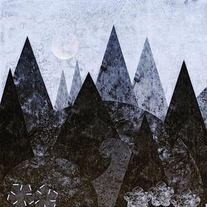 Waldnacht - abstrakt