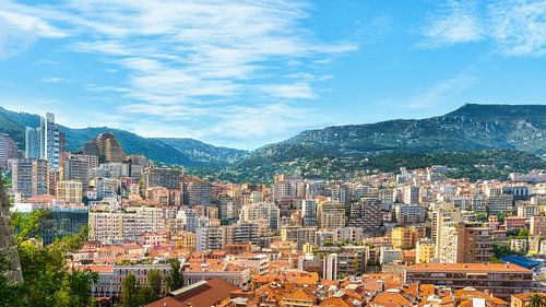 Monaco vorstendom stadsgezicht
