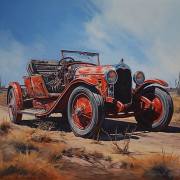Vieille voiture 1920 sur TheXclusive Art
