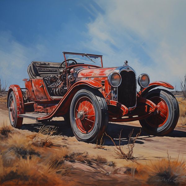 Old car 1920 by TheXclusive Art