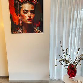 Klantfoto: Portret - Deep emotions van Bianca ter Riet, als artframe