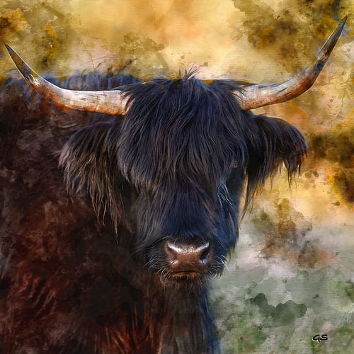Portret Schotse hooglander