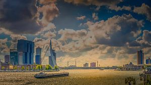 Ansicht der Rotterdamer Maas