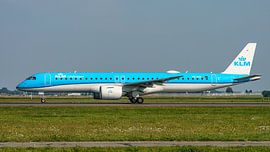KLM Cityhopper Embraer E195-E2 Passagierflugzeug. von Jaap van den Berg