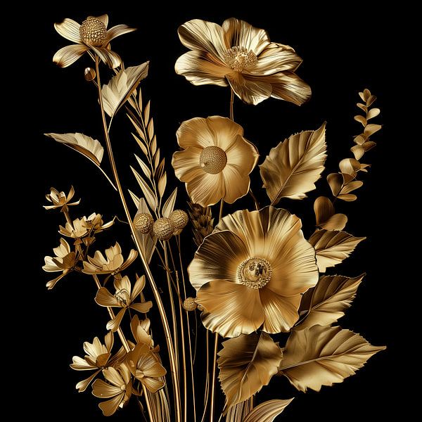 Blumen gold von Bert Nijholt