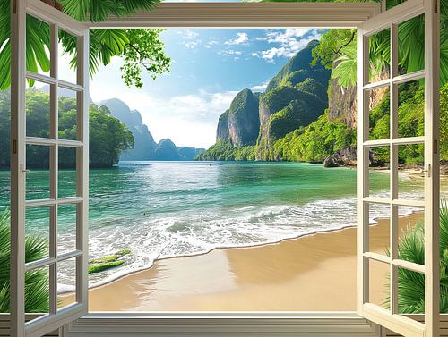 prachtig uitzicht vanuit de kamer