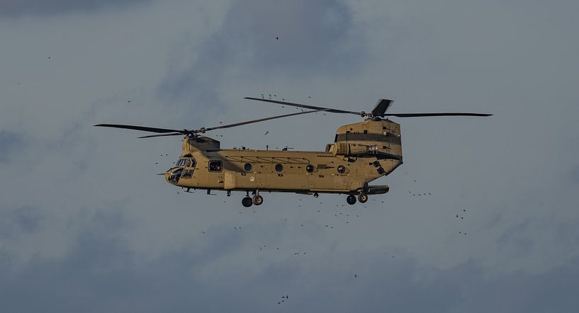 Royal Air Force Boeing CH-47F Chinook. by Jaap van den Berg