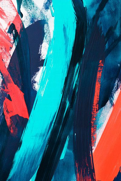 Colour explosion in abstract by Poster Art Shop