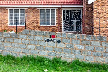 Woning in Soweto van Evert Jan Luchies