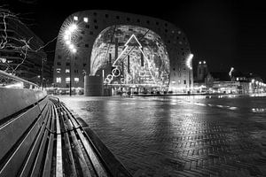 Markthalle bei Nacht von Prachtig Rotterdam