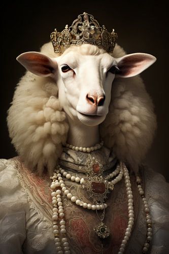 Mouton de style baroque