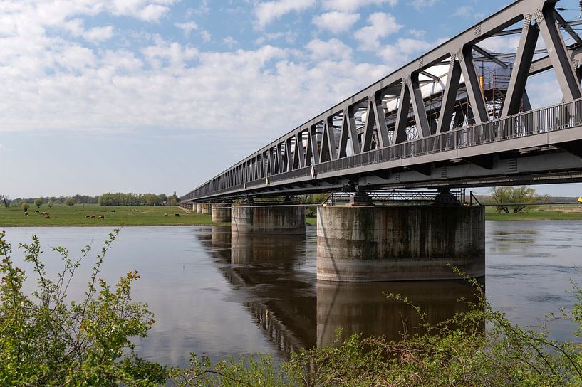 Elbe Bridge Wittenberge by Richard Wareham