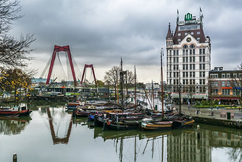 Oude haven Rotterdam van Arthur Wolff