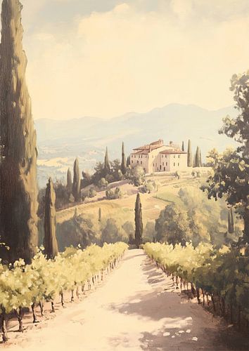 Tuscan vineyard