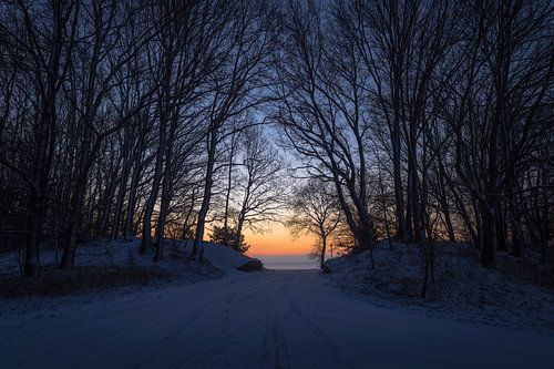 Sneeuw Tunnel Zonsopkomst