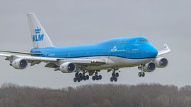 KLM-Passagierflugzeug Boeing 747-400. von Jaap van den Berg