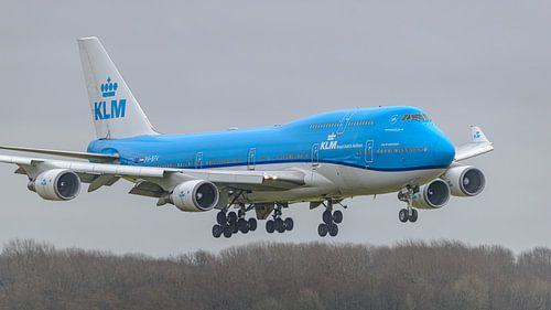 Avion de transport de passagers KLM Boeing 747-400.