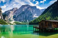 Dolomiten Südtirol - Am Pragser Wildsee , Lago di Braies von Reiner Würz / RWFotoArt Miniaturansicht