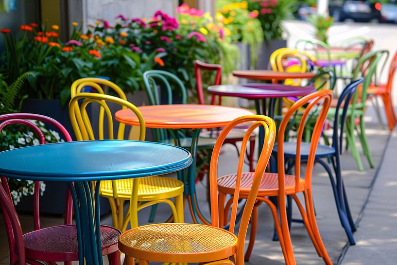 Kleurrijke minimalistische meubels van Art & Soul Creations