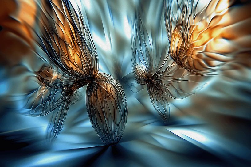 Abstract work organic 3D by Ton Kuijpers