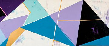 Colourful harmony of geometry by Poster Art Shop