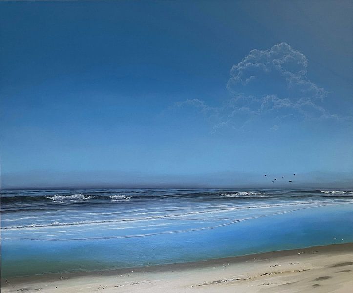 Zomers strand van Ronald Boon