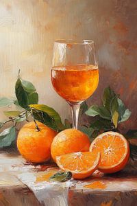 Ein orangefarbener Sommer im Glas