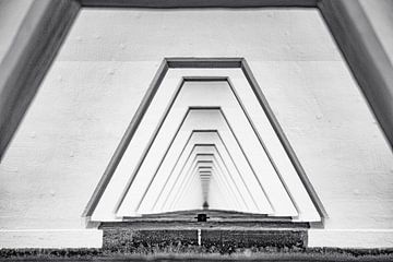 Le pont de Zeeland vu d'en bas. sur Ron van der Stappen