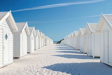 Strandhuisjes van Monique Leenaerts